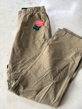 L.L. Bean Kids Cresta Zip Off Elastic-Waist Chinos - Khaki